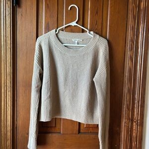 Toad&Co Women's Tan Crew Neck Sweater